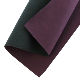 Nubuck Suede Faux Leather Felt Sheets Plum