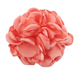 3.25" Open Rose Fabric Flower