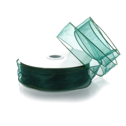 1.5" Wired Sheer Organza Ribbon