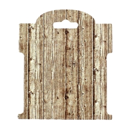 Brown Wood Grain Hair-Bow Display Cards