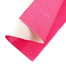 Fine Glitter High Gloss Jelly Canvas Sheets Neon Pink