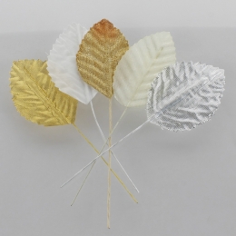 Wired Fabric Leaves