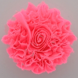 3" Shabby Fabric Flowers