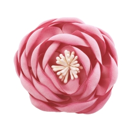 2.5" Open Ranunculus Fabric Flower