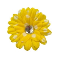 2.25" Polka Dot Daisy