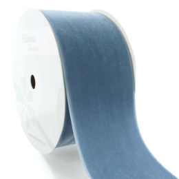 Antique Blue Velvet Ribbon