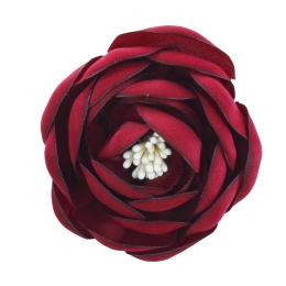 2.5" Open Ranunculus Fabric Flower