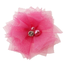 2.5" Folded Tulle Flower