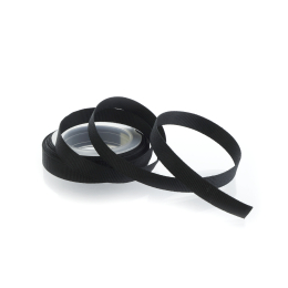 Black Textured Grosgrain Ribbon