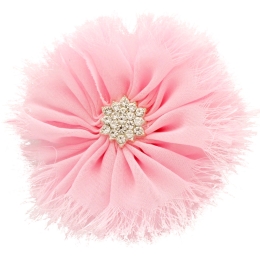 Chiffon Jewel Ballerina Hair Flower