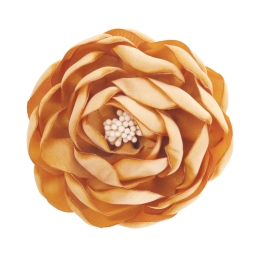 3.25" Open Ranunculus Fabric Flower